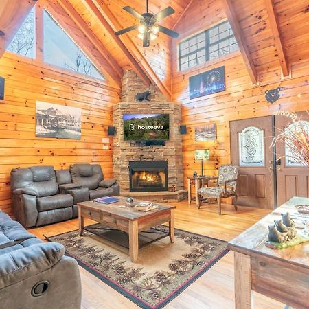Comfort Cabin Bearway To Heaven W Private Hot Tub بيدجن فورج المظهر الخارجي الصورة