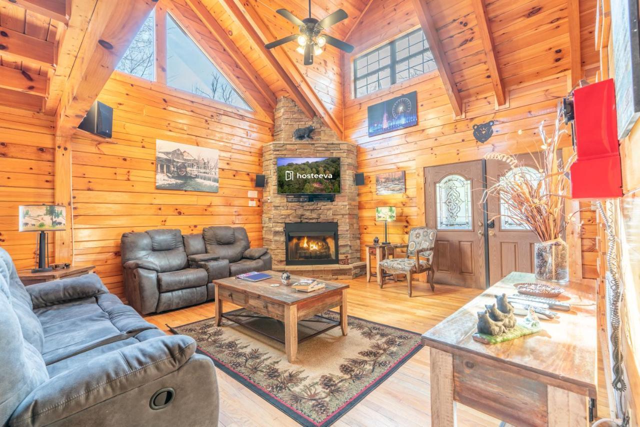 Comfort Cabin Bearway To Heaven W Private Hot Tub بيدجن فورج المظهر الخارجي الصورة