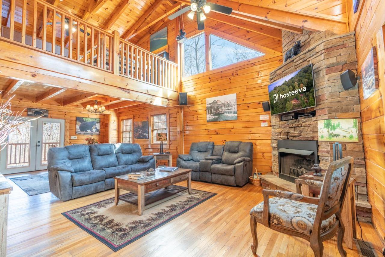 Comfort Cabin Bearway To Heaven W Private Hot Tub بيدجن فورج المظهر الخارجي الصورة