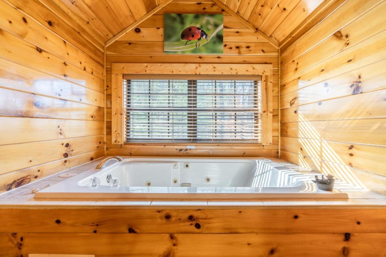 Comfort Cabin Bearway To Heaven W Private Hot Tub بيدجن فورج المظهر الخارجي الصورة